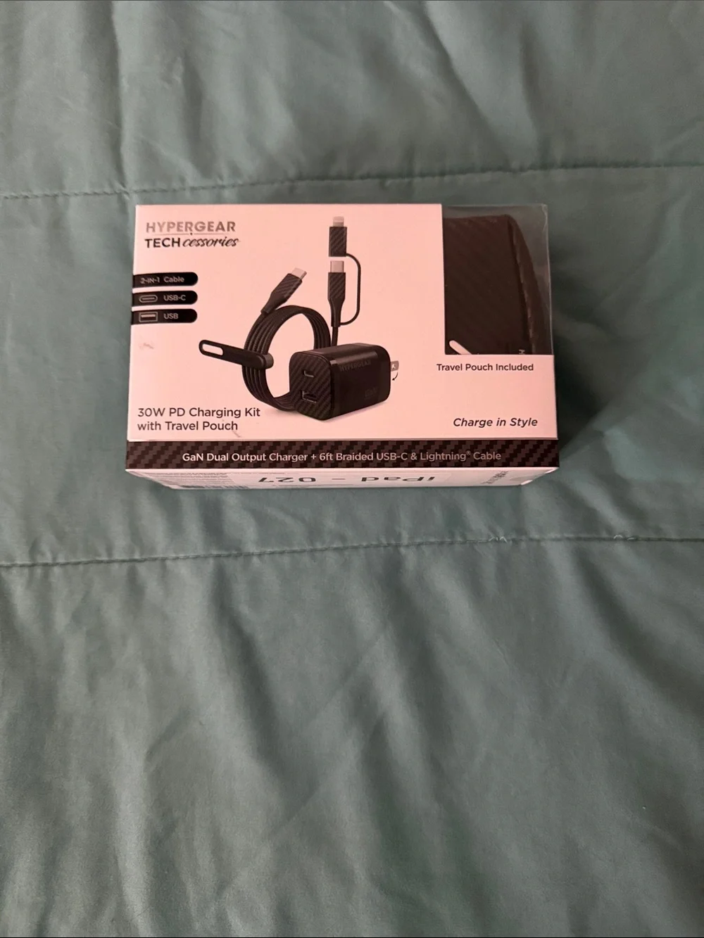 Anker Black 30W PD Dual Output Charger Kit with Travel Pouch